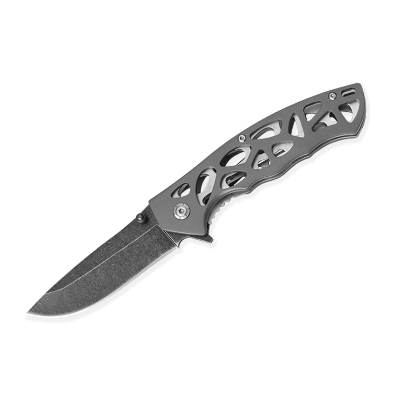 Folding Knife Cutting Knife Portable Knife with Titanium Coating (#31046)